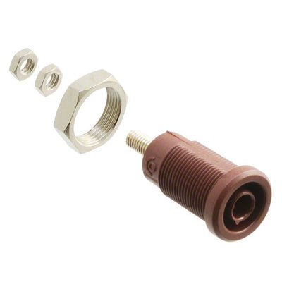 72930-1 by Pomona Electronics - CONNECTOR BANANA JACK THRD BROWN