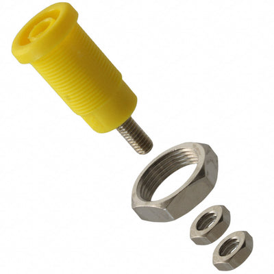 72930-4 by Pomona Electronics - CONNECTOR BANANA JACK THRD YELLOW