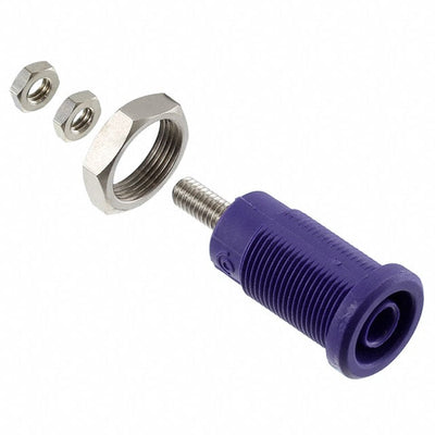 72930-7 by Pomona Electronics - CONNECTOR BANANA JACK THRD VIOLET