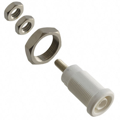 72930-9 by Pomona Electronics - CONNECTOR BANANA JACK THRD WHITE