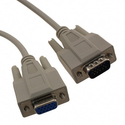 731-10061-00200 by CNC Tech - CABLE ASSY HD15 SHLD BEIGE 2M