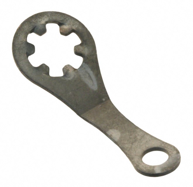7318 by Keystone Electronics - CONNECTOR TERM LUG LOCKWASHR #6 ANGLE