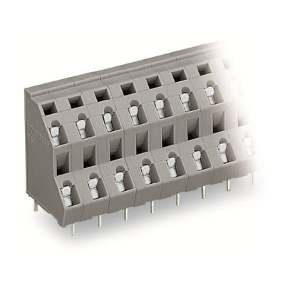 736-554 by WAGO Corporation - DOUBLE-DECK PCB TERMINAL BLOCK;