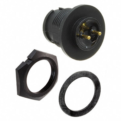 7381-2PG-3ES by Conxall/Switchcraft - CONNECTOR RECPT MALE 2POS GOLD SOLDER