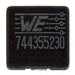 744355230 by Wurth Elektronik - FIXED INDUCTOR 300NH 22A 1.1 MOHM SMD