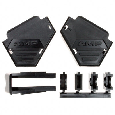 745306-1 by TE Connectivity AMP Connectors - CONNECTOR BACKSHELL 25P 90/180DEG BLK