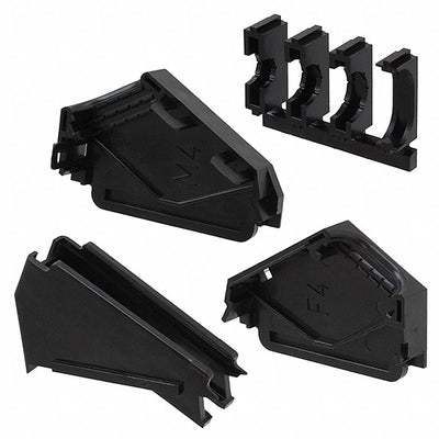 745311-1 by TE Connectivity AMP Connectors - CONNECTOR BACKSHELL 37P 90/180DEG BLK