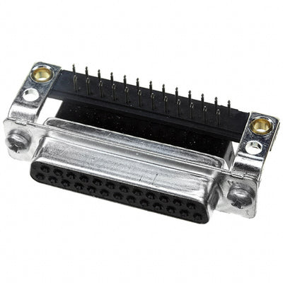 745440-4 by TE Connectivity AMP Connectors - CONNECTOR D-SUB RCPT 25POS R/A SLDR