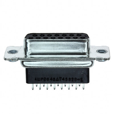 745820-1 by TE Connectivity AMP Connectors - CONNECTOR D-SUB RCPT 15POS VERT SLDR
