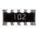 746X101102JP by CTS Resistor Products - RESISTOR ARRAY 8 RES 1K OHM 1206