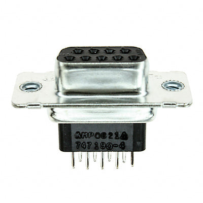 747190-4 by TE Connectivity AMP Connectors - CONNECTOR D-SUB RCPT 9POS VERT SLDR