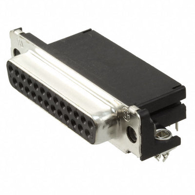 747838-4 by TE Connectivity AMP Connectors - CONNECTOR D-SUB RCPT 25POS R/A SLDR