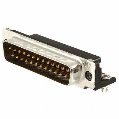 747842-4 by TE Connectivity AMP Connectors - CONNECTOR D-SUB PLUG 25POS R/A SLDR