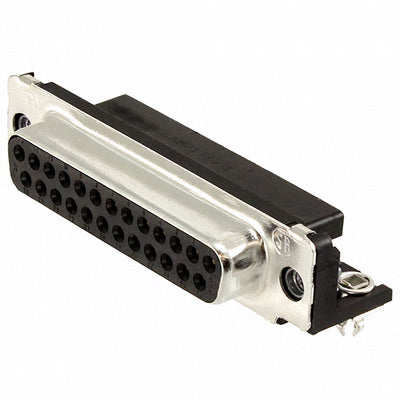 747846-4 by TE Connectivity AMP Connectors - CONNECTOR D-SUB RCPT 25POS R/A SLDR