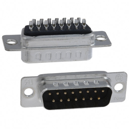 747908-4 by TE Connectivity AMP Connectors - CONNECTOR D-SUB PLUG 15POS SLDR CUP