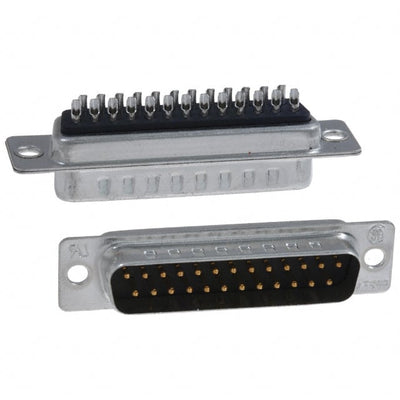 747912-5 by TE Connectivity AMP Connectors - CONNECTOR D-SUB PLUG 25POS SLDR CUP