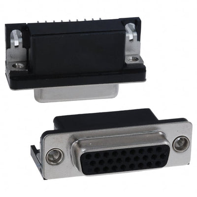 2-748481-7 by TE Connectivity AMP Connectors - CONNECTOR D-SUB HD RCPT 26P R/A SLDR