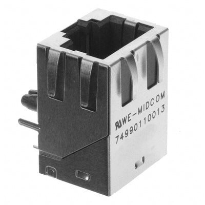 74990110013 by Wurth Elektronik - CONNECTOR JACK 1PORT 100 BASE-T PCB