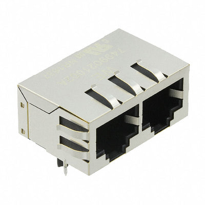 7499021002A by Wurth Elektronik - CONNECTOR JACK 2PORT 100 BASE-T PCB