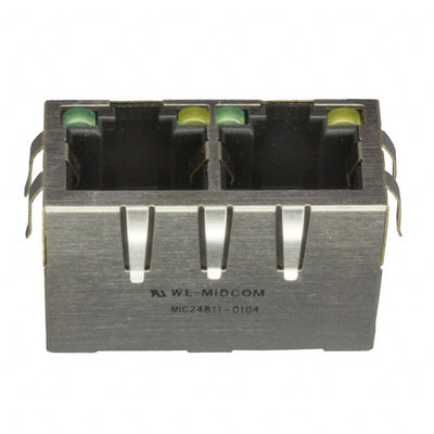 7499021121 by Wurth Elektronik - CONNECTOR JACK 2PORT 100 BASE-T PCB