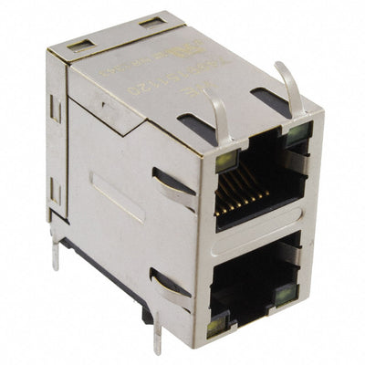7499151120 by Wurth Elektronik - CONNECTOR JACK 2PORT 1000 BASE-T PCB