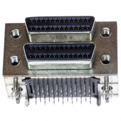 750820-1 by TE Connectivity AMP Connectors - CONNECTOR D-TYPE RCPT 26POS R/A SLDR