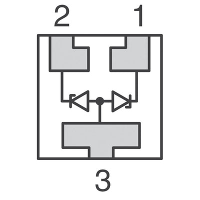 GSOT03C-HT3-GS08 by Vishay General Semiconductor - Diodes Division - TVS DIODE 3.3VWM 12.3VC LLP75-3B