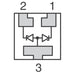 GSOT03C-HT3-GS08 by Vishay General Semiconductor - Diodes Division - TVS DIODE 3.3VWM 12.3VC LLP75-3B