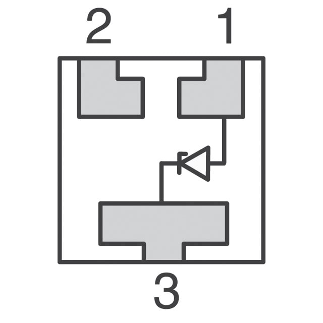 GSOT12-HT3-GS08 by Vishay General Semiconductor - Diodes Division - TVS DIODE 12VWM 26VC LLP75-3B