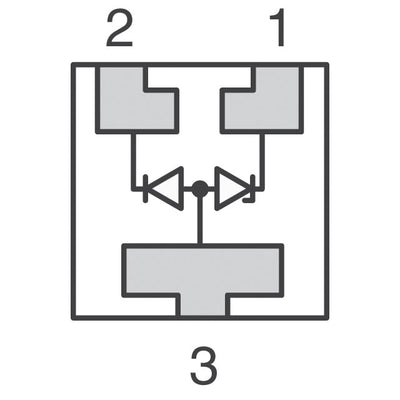 GL05-HT3-GS08 by Vishay General Semiconductor - Diodes Division - TVS DIODE 5VWM 11VC LLP75-3B