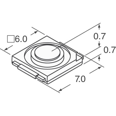 VLMW711T3U2US-GS08 by Vishay Semiconductor Opto Division - LED LITTLE STAR WHITE 4SMD
