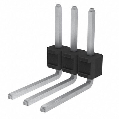 75168-303-03LF by Amphenol ICC (FCI) - CONNECTOR HEADER R/A 3POS 2.54MM