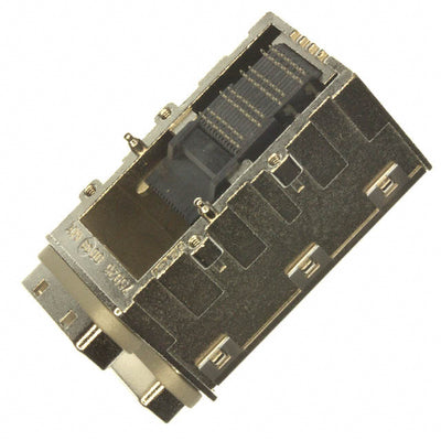 757580101 by Molex - CONNECTOR SAS RCPT W/CAGE 2X1 52P R/A