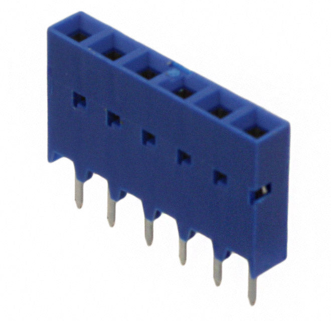 75915-306LF by Amphenol ICC (FCI) - CONNECTOR RECPT 6POS 0.1 GOLD PCB
