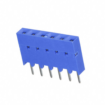 75915-406LF by Amphenol ICC (FCI) - CONNECTOR RECPT 6POS 0.1 TIN PCB