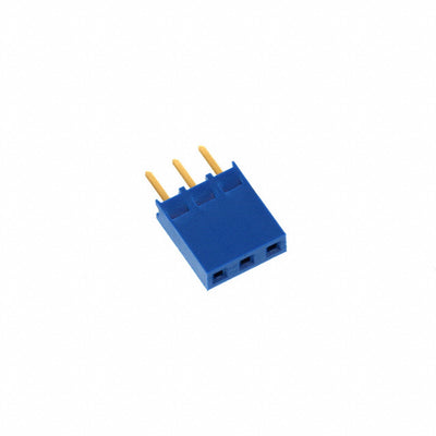 76308-103LF by Amphenol ICC (FCI) - CONNECTOR RECPT 3POS 0.1 GOLD PCB