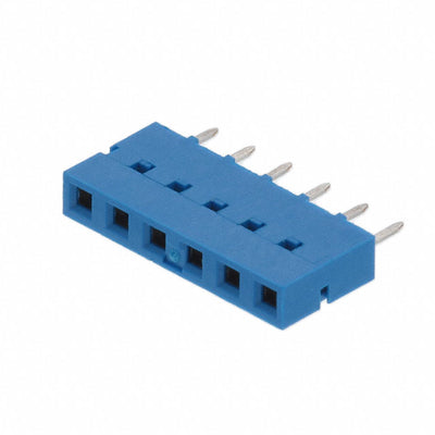 76341-306LF by Amphenol ICC (FCI) - CONNECTOR RECPT 6POS 0.1 GOLD PCB