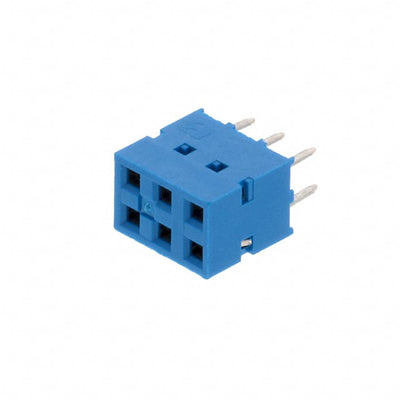 76342-303LF by Amphenol ICC (FCI) - CONNECTOR RECPT 6POS 0.1 GOLD PCB