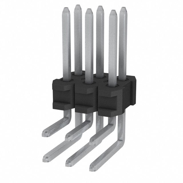 76345-305-06LF by Amphenol ICC (FCI) - CONNECTOR HEADER R/A 6POS 2.54MM