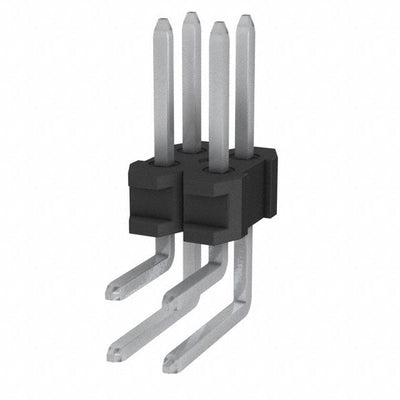 76345-306-04 by Amphenol ICC (FCI) - CONNECTOR HEADER R/A 4POS 2.54MM