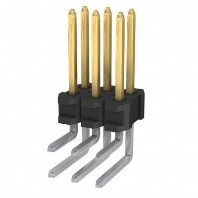 76345-103-06LF by Amphenol ICC (FCI) - CONNECTOR HEADER R/A 6POS 2.54MM