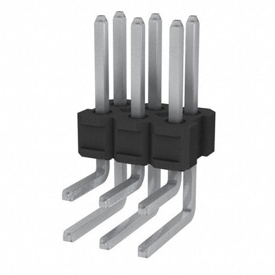 76350-304-06LF by Amphenol ICC (FCI) - CONNECTOR HEADER R/A 6POS 2.54MM
