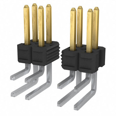 76350-104-14LF by Amphenol ICC (FCI) - CONNECTOR HEADER R/A 14POS 2.54MM