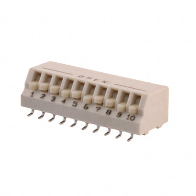76HPSB10GWRT by Grayhill Inc. - SWITCH PIANO DIP SPST 150MA 30V