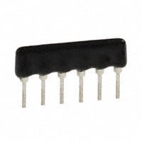 77061102P by CTS Resistor Products - RESISTOR ARRAY 5 RES 1K OHM 6SIP