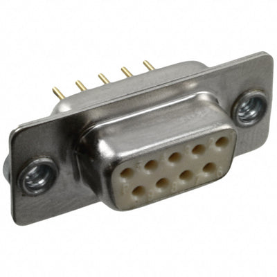 772-E09-213R011 by NorComp Inc. - CONNECTOR D-SUB RCPT 9P PNL MNT SLDR