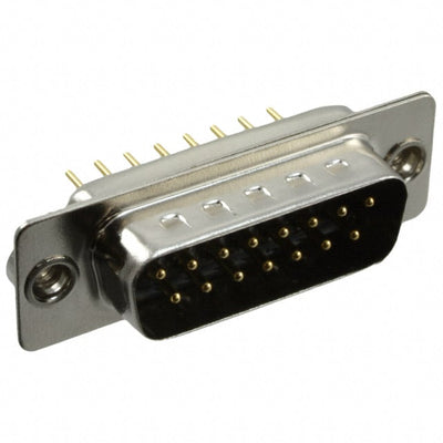 772-E15-113R011 by NorComp Inc. - CONNECTOR D-SUB PLUG 15P PNL MNT SLDR
