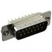 772-E15-113R011 by NorComp Inc. - CONNECTOR D-SUB PLUG 15P PNL MNT SLDR