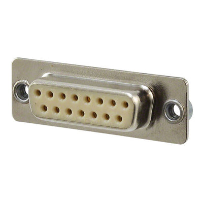 772-E15-213R011 by NorComp Inc. - CONNECTOR D-SUB RCPT 15P PNL MNT SLDR