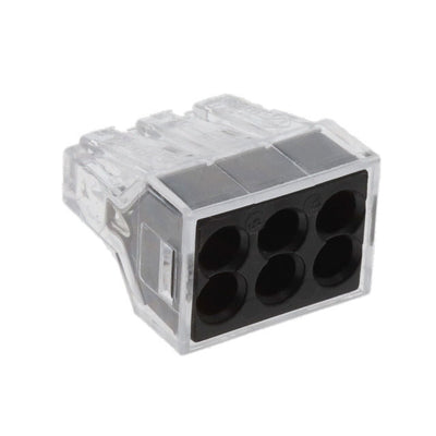 773-166/PW25-0010 by WAGO Corporation - PUSHWIRE SPLICING CONNECTOR; 6-